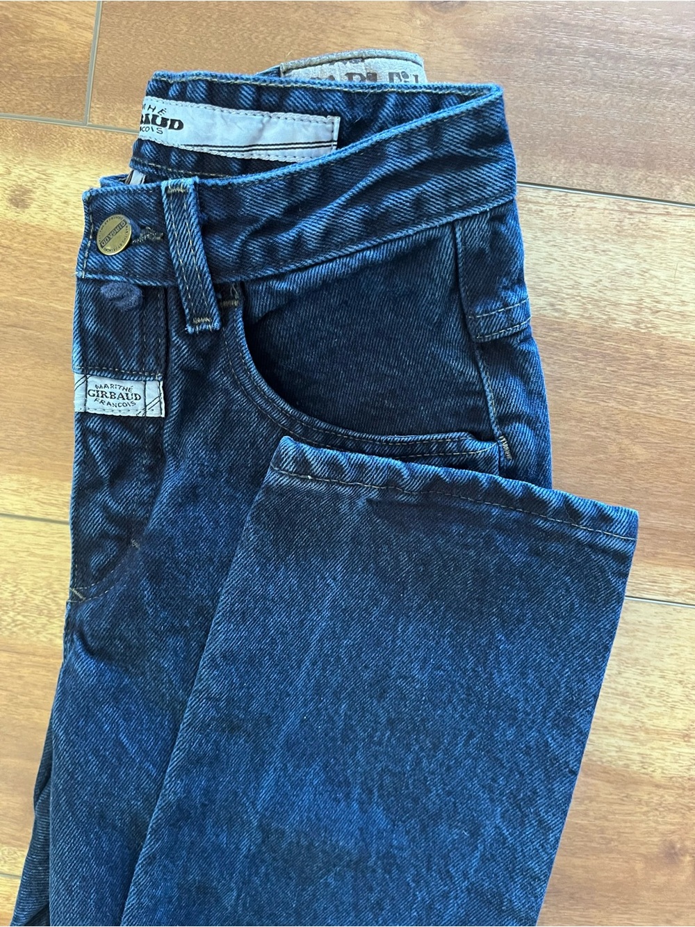 Vintage 90s Marithe Francois Girbaud Women's Jeans in Dark Blue - Picture 8 of 11